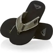 Quiksilver Teenslippers 'MONKEY ABYSS' bruin / groen / zwart