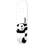 Enjoi Panda Logo Wide R7 8 inch Skateboard Plank - Whitey