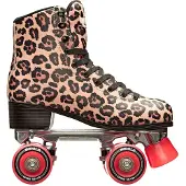 Impala Rollschuhe - Quad Skate - Braun Leopard - - 40 - Rollschuhe
