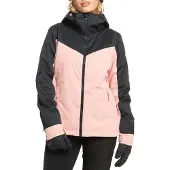 Roxy Freejetblock Jacket Roze M Vrouw