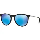 Ray-Ban Zonnebril Erika 4171 601/55 Zwart & Gunmetal Blauw Mirror