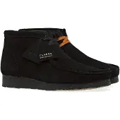 Clarks Veterschoen 'Wallabee Boot' zwart
