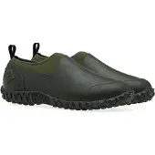 Muck Boots Muckster II Low Rubberen Zwarte/Mos Groene Regenlaarzen.