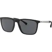 Emporio Armani Zonnebril EA4150 506387 Rubber Zwart Grijs