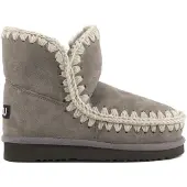 Mou Dames Laarzen Eskimo 18 Glitter Logo - Taupe - Maat 38