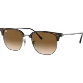 Ray-Ban Vierkant Unisex Havana Bruin Gradiënt RB4416 New Clubmaster