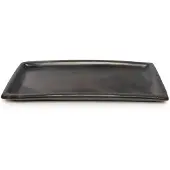 Bazar Bizar Sushibord Burned | terracotta zwart 36x17x2.5 cm borden | NADUVI