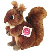 HERMANN Teddy Eekhoorn, 17 cm, pluche, 1 stuk