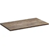 Comad Santa Fe FSC wastafel toppaneel 80cm bruin eiken
