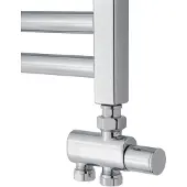 TVS Design Valves 160 onderblok recht chroom