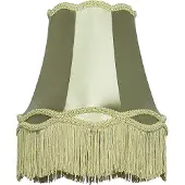QAZQA Stoffen lampenkap groen 30 cm - Granny
