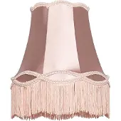 QAZQA Stoffen lampenkap roze 30/18/26 - Granny