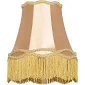 QAZQA Stoffen Lampenkap Goud 30/18/26 - Granny
