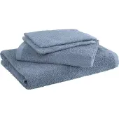 MOODIT Badtextielset Troy Stone Blue (Set van 4)