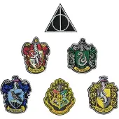 Cinereplicas Harry Potter Patches - House Crest 6-pack - Geborduurde stickers