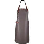 Xapron Luxe leren Schort Bovine - Taupe - Large