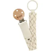 BIBS Fopspeenketting Braided Ivory/Vanilla 1 St Fopspeenketting