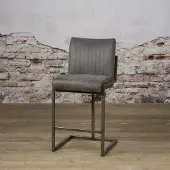 Tower Living Ferro barstool - Anthracite (Antraciet, 50x101x61cm)