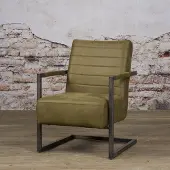 Tower Living Rocca coffeechair - Green (Groen, 77x84x63cm)