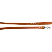 Animal Boulevard Ab30078 - Hals- En Leibanden - Hond - Ab Country Leather Hd Lange Lijn Cognac-20mmx180cm - Maat: 20mmx180cm - 205316