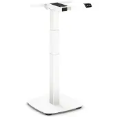 Worktrainer - TinyDesk - Hoogte 58-123cm - klein Zit-sta bureau - Elektrisch Frame – In hoogte verstelbaar Bureau Onderstel - Wit