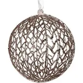 Goodwill Kerstbal Glitter Rosé D15 cm Voordeelverpakking per 2 stuks