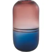 Goodwill - Vaas - Glas - Blauw - H32 cm - Opening 6 cm