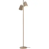 It´s about RoMi Vloerlamp Salamanca, crème / amber, Woon-/ Eetkamer, metaal, Modern, vloerlamp