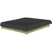 Buitenspeelgoed Keupink Zandbak Afdekhoes Zwart 180x180 cm PVC