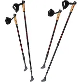 Sportana Nordic Walking stokken set van 2 rood
