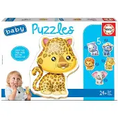 Educa - 5 Puzzels Baby - dieren - 3 tot 5 stukjes