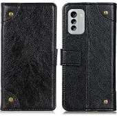 Mobigear Ranch Bookcase voor Nokia G60 5G - Zwart