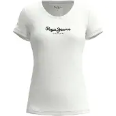 Pepe Jeans Shirt 'Virginia' zwart / wit
