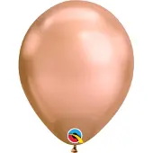 Folat Ballonnen Roségoud Chroom 28cm (100st)