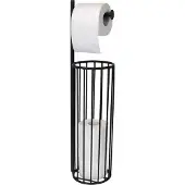 Loft42 Wiro Toiletrolhouder - Metaal - zwart - Vrijstaand