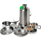 Kelly Kettle - Ultimate Base Camp Kit - Drogebrandstofkookstel One Size, stainless steel