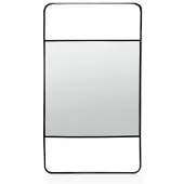 Vt wonen Spiegel vtwonen Mirror in Frame Large Black 60 x 105 cm