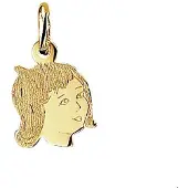 Trendjuwelier huiscollectie 4005821 Gouden bedel kinderkopje meisje