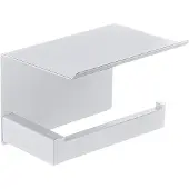 Guido Gusto Wc-rolhouder mat wit met planchet