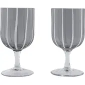 OYOY Living Mizu wijnglas 2-pack Grey-white