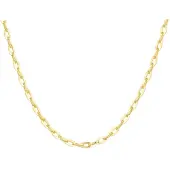 The Jewelry Collection ZilGold Collier 5000229 Geelgoud Anker 3 mm 45 cm