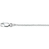 Trendjuwelier huiscollectie 1018850 Zilveren Ketting Anker Rond 1,5 mm