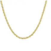 ZilGold Collier goud met zilveren kern Draadschakel 2,8 mm 45 cm