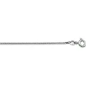 The Jewelry Collection Witgoud gourmet ketting 4100457