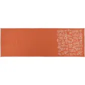 Rento Pino Sauna Kleed - Oranje/Bruin - 50x150 cm