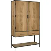 Tower Living Luna Cabinet - 2 drws - 2 drs (Naturel, 115x200x40cm)