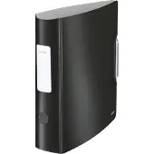 Leitz Ordner Active Style rug van 7,5 cm, satijnzwart - 2 stuks
