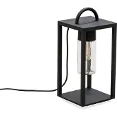 Konstsmide Bologna Lounge 230V terraslantaarn 45.5cm, 5m aansluitsnoer, E27 max 40W, transparant glas