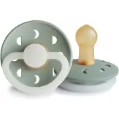 Frigg Moon Latex Fopspeen 0-6M | Sage Night