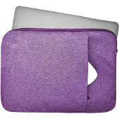 Lunso - Stijlvolle zachte neopreen sleeve hoes 13 inch - Paars